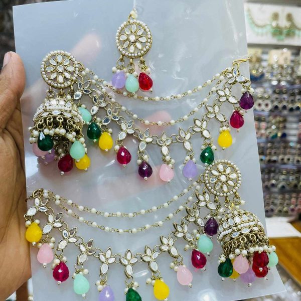 Multani Jhumka (Multi Colour)