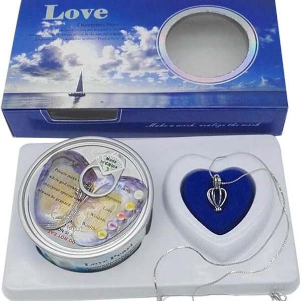 মুক্তার লকেট গিফট বক্স ( ঝিনুক সহ )